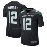 Maglia NFL Game New York Jets Joe Namath Retired Nero