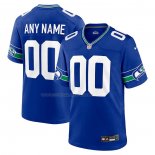 Maglia NFL Game Seattle Seahawks Throwback Personalizzate Blu