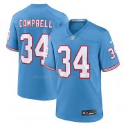 Maglia NFL Game Tennessee Titans Earl Campbell Throwback Retired Blu