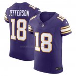 Maglia NFL Elite Minnesota Vikings Justin Jefferson Alternato Vapor F.U.S.E. Viola
