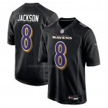 Maglia NFL Game Baltimore Ravens Lamar Jackson Fashion Nero