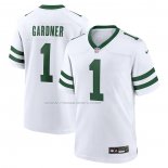 Maglia NFL Game New York Jets Ahmad Sauce Gardner Bianco