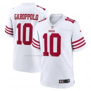 Maglia NFL Game San Francisco 49ers Jimmy Garoppolo 10 Bianco