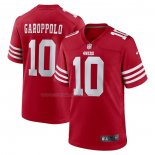 Maglia NFL Game San Francisco 49ers Jimmy Garoppolo 10 Rosso