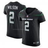 Maglia NFL Elite New York Jets Zach Wilson Vapor Nero