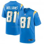 Maglia NFL Game Los Angeles Chargers Mike Williams Blu