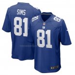 Maglia NFL Game New York Giants Cam Sims Blu
