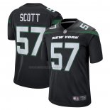 Maglia NFL Game New York Jets Bart Scott Retired Nero