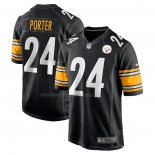 Maglia NFL Game Pittsburgh Steelers Joey Porter JR. 2023 NFL Draft Pick Nero