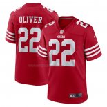 Maglia NFL Game San Francisco 49ers Isaiah Oliver Rosso