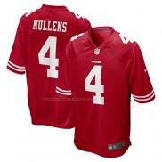 Maglia NFL Game San Francisco 49ers Nick Mullens Rosso