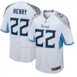 Maglia NFL Game Tennessee Titans Derrick Henry Bianco