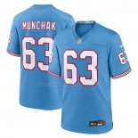 Maglia NFL Game Tennessee Titans Mike Munchak Throwback Retired Blu