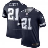 Maglia NFL Legend Dallas Cowboys Ezekiel Elliott Legend Blu