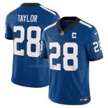 Maglia NFL Limited Indianapolis Colts Jonathan Taylor Vapor F.U.S.E. Blu2