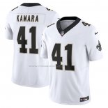 Maglia NFL Limited New Orleans Saints Alvin Kamara Vapor F.U.S.E. Bianco