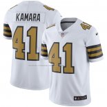 Maglia NFL Limited New Orleans Saints Alvin Kamara Vapor Untouchable Color Rush Bianco