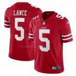 Maglia NFL Limited San Francisco 49ers Trey Lance Vapor Untouchable Rosso