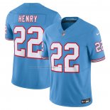 Maglia NFL Tennessee Titans Derrick Henry Vapor F.U.S.E. Blu2