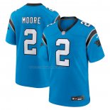 Maglia NFL Game Carolina Panthers D.j. Moore Alternato Blu