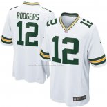 Maglia NFL Game Green Bay Packers Aaron Rodgers Bianco