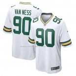 Maglia NFL Game Green Bay Packers Lukas Van Ness Bianco