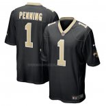Maglia NFL Game New Orleans Saints Trevor Penning 2022 NFL Draft Pick Nero