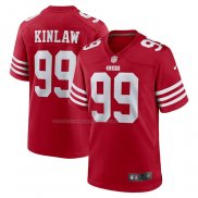 Maglia NFL Game San Francisco 49ers Javon Kinlaw 99 Rosso