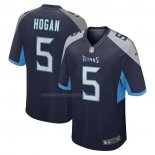Maglia NFL Game Tennessee Titans Kevin Hogan Home Blu