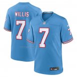 Maglia NFL Game Tennessee Titans Malik Willis Throwback Alternato Blu