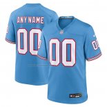 Maglia NFL Game Tennessee Titans Oilers Throwback Personalizzate Blu
