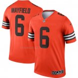 Maglia NFL Legend Cleveland Browns Baker Mayfield Inverted Legend Arancione