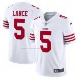 Maglia NFL Limited San Francisco 49ers Trey Lance Vapor Bianco