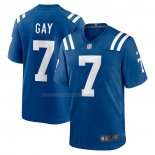 Maglia NFL Game Indianapolis Colts Matt Gay 7 Blu