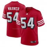 Maglia NFL Game San Francisco 49ers Fred Warner Alternato Rosso