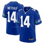 Maglia NFL Game Seattle Seahawks Dk Metcalf Throwback Blu