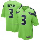 Maglia NFL Game Seattle Seahawks Russell Wilson Alternato Verde