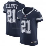 Maglia NFL Elite Dallas Cowboys Ezekiel Elliott Vapor Blu