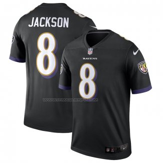 Maglia NFL Legend Baltimore Ravens Lamar Jackson Legend Nero