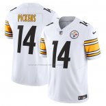 Maglia NFL Limited Pittsburgh Steelers George Pickens Vapor F.U.S.E. Bianco
